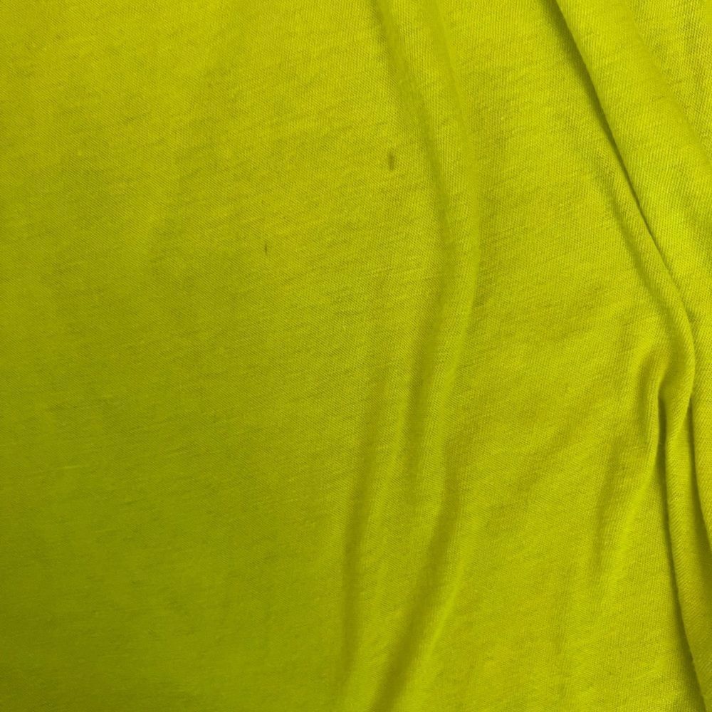 Calvin Klein Jeans Lime Green Scoop Neck Tee Top Medium Casual Soft - Picture 8 of 10